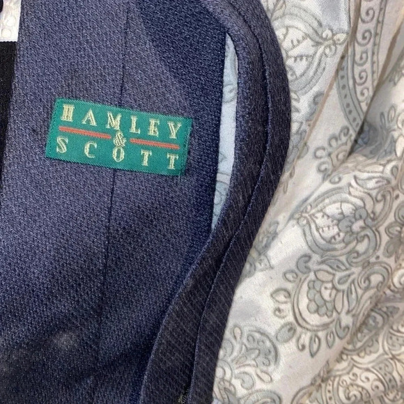Hamley & Scott vintage  blue tie - Picture 1 of 4